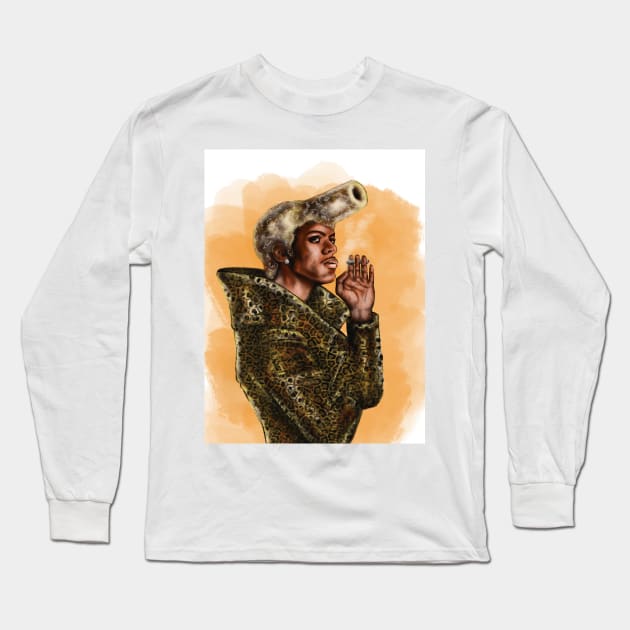 Chris Tucker Long Sleeve T-Shirt by Svetlana Pelin